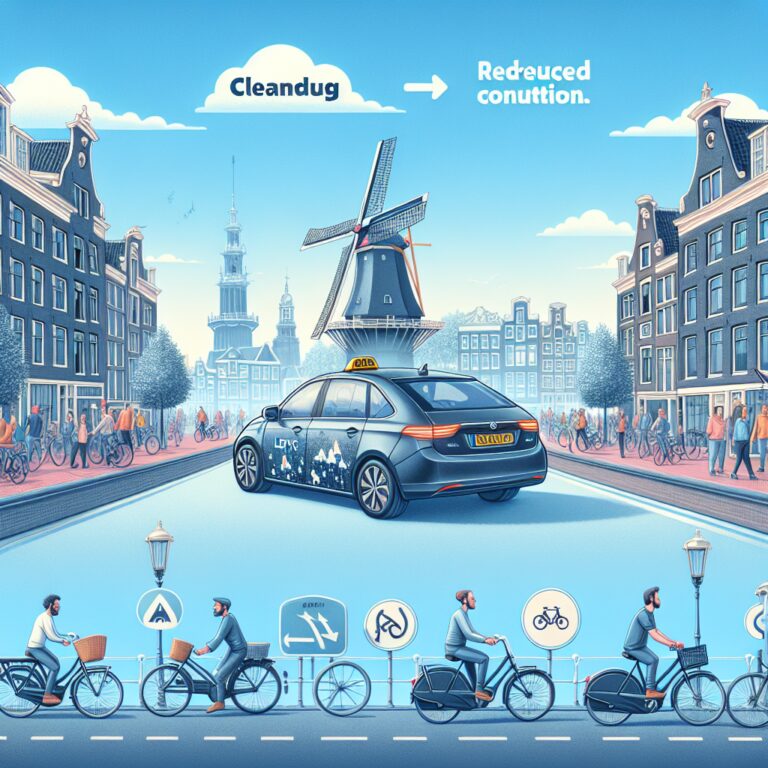Impact van elektrische taxi’s op luchtkwaliteit en verkeersdrukte in Amsterdam