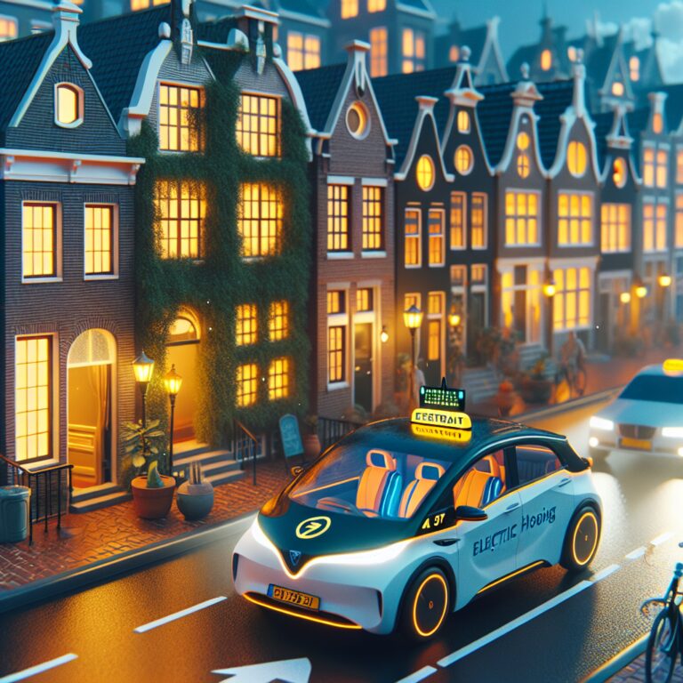 Voordelen van elektrische taxi’s voor Amsterdamse bewoners en toeristen