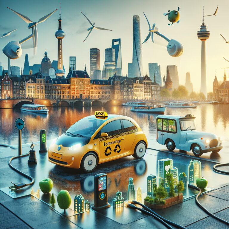 Uitdagingen van elektrische taxi’s in Amsterdam en oplossingen voor duurzame mobiliteit