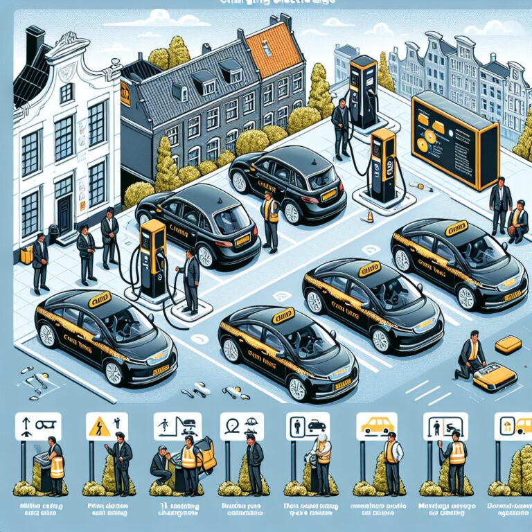 Beste praktijken voor het opladen van elektrische taxi’s in Amsterdam