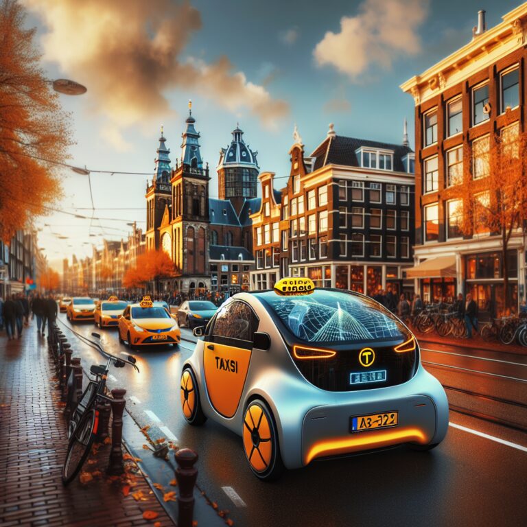 De impact van elektrische taxi’s op de bereikbaarheid van Amsterdam