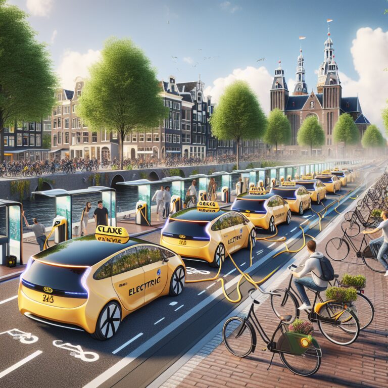 Toekomst van elektrische taxi’s in Amsterdam en hun impact op de mobiliteit