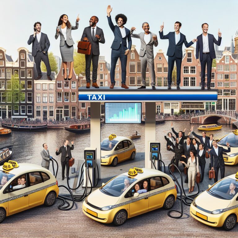 De economische impact van elektrische taxi’s op de Amsterdamse taxi-industrie