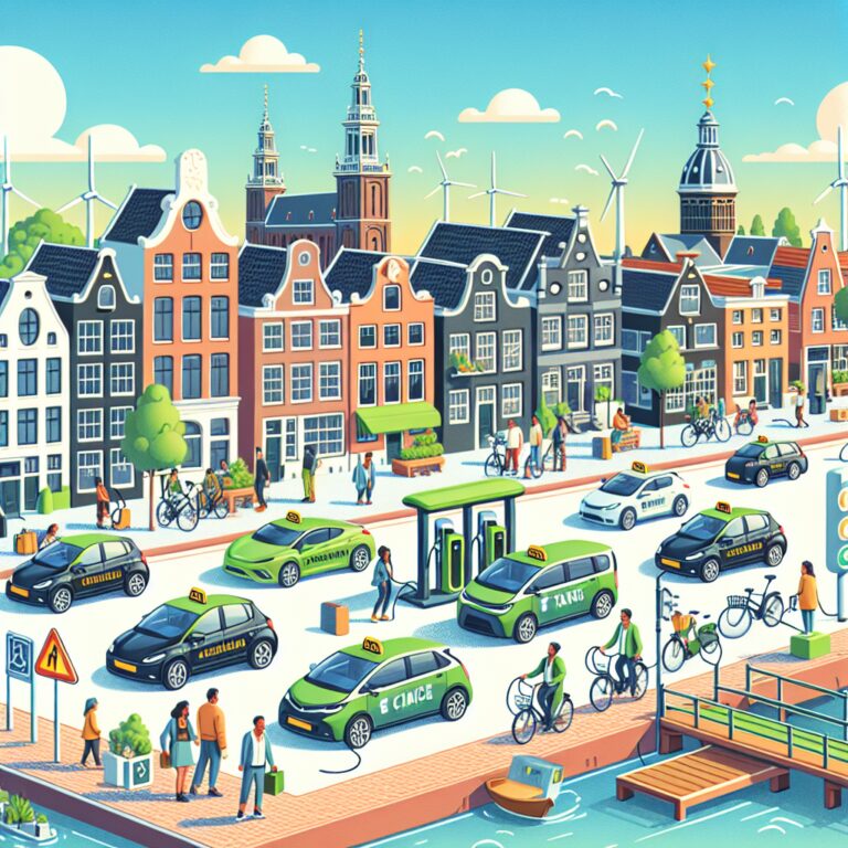 Ecologische voordelen van elektrische taxi’s voor duurzaam Amsterdam