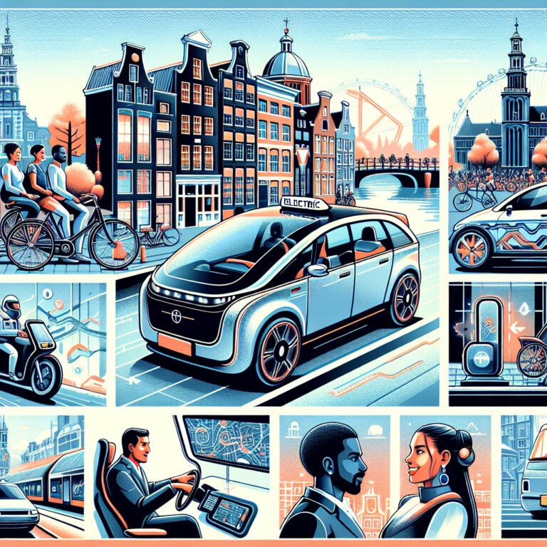 Technologische innovaties van elektrische taxi’s en hun impact op Amsterdam