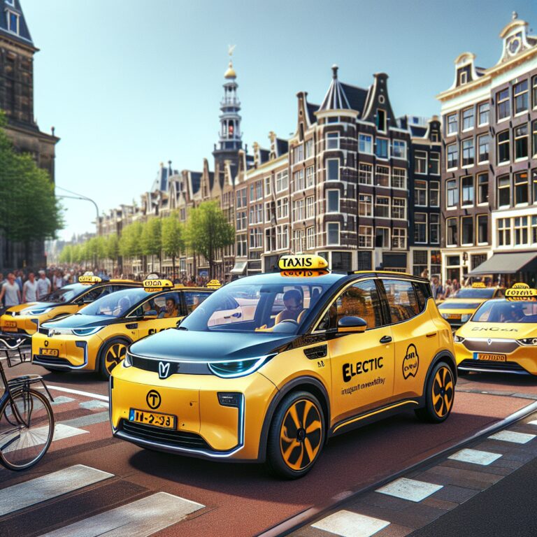 Elektrische taxi’s in Amsterdam stimuleren inclusieve mobiliteit voor iedereen