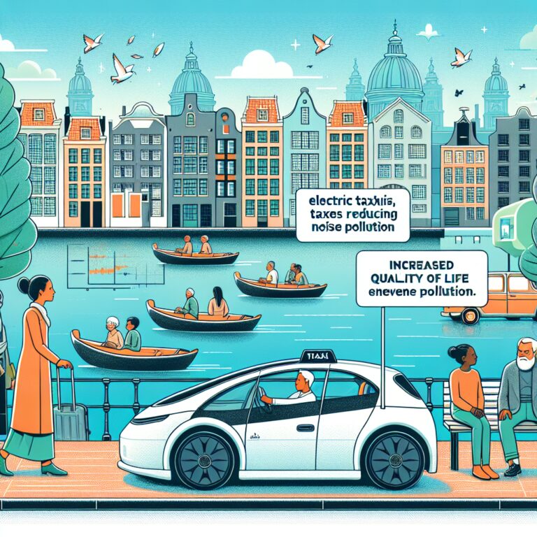 Voordelen van elektrische taxi’s in Amsterdam voor minder geluidsoverlast